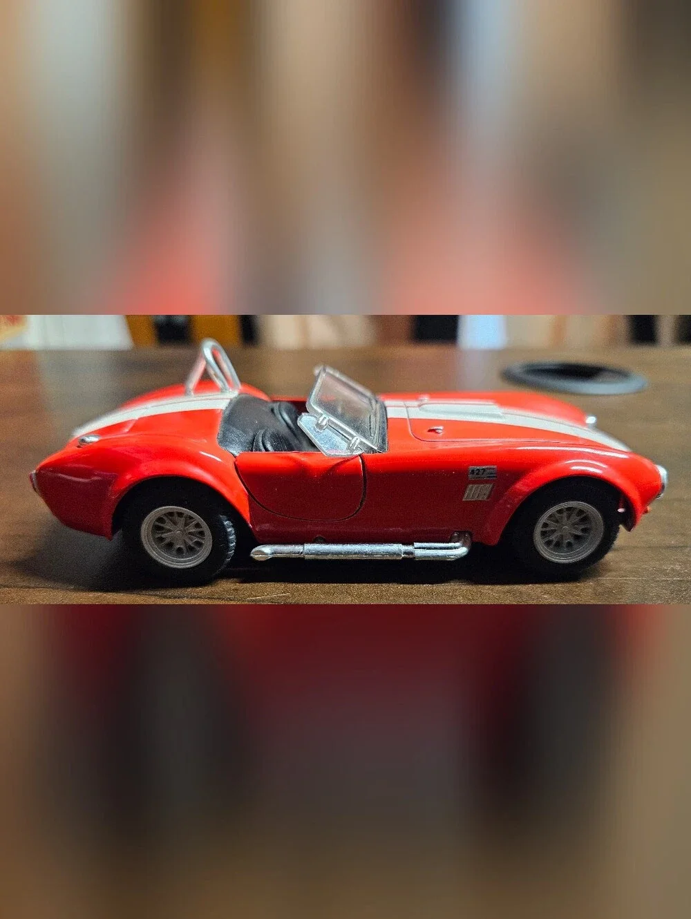 1965 Red With White Red Stripes Shelby Cobra 427 S/C